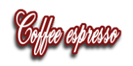 Coffee espresso 
